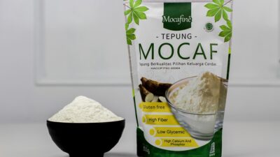 Tepung Mocaf Organik Diproduksi Langsung Tanpa Bahan Pemutih